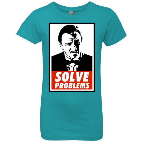 T-Shirts Tahiti Blue / YXS Solve problems Girls Premium T-Shirt