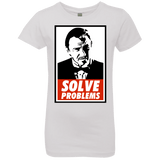 T-Shirts White / YXS Solve problems Girls Premium T-Shirt