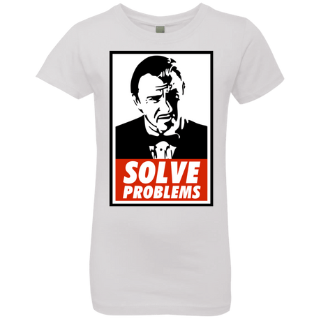 T-Shirts White / YXS Solve problems Girls Premium T-Shirt