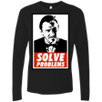 T-Shirts Black / Small Solve problems Men's Premium Long Sleeve