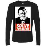 T-Shirts Black / Small Solve problems Men's Premium Long Sleeve
