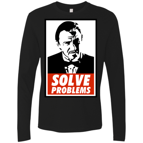 T-Shirts Black / Small Solve problems Men's Premium Long Sleeve