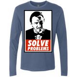 T-Shirts Indigo / Small Solve problems Men's Premium Long Sleeve