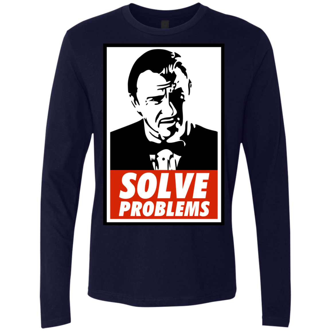 T-Shirts Midnight Navy / Small Solve problems Men's Premium Long Sleeve