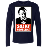 T-Shirts Midnight Navy / Small Solve problems Men's Premium Long Sleeve