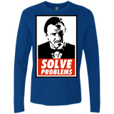 T-Shirts Royal / Small Solve problems Men's Premium Long Sleeve