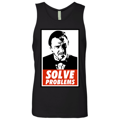 T-Shirts Black / Small Solve problems Men's Premium Tank Top