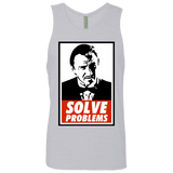 T-Shirts Heather Grey / Small Solve problems Men's Premium Tank Top