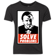 T-Shirts Vintage Black / YXS Solve problems Youth Triblend T-Shirt