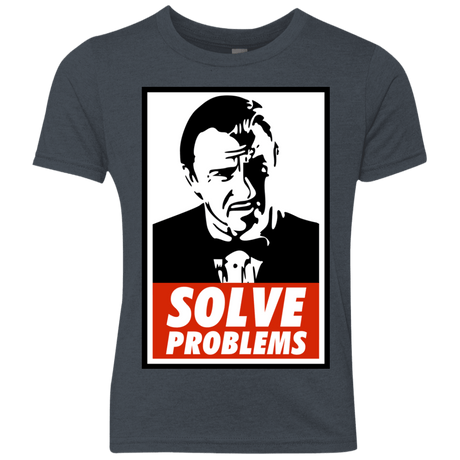 T-Shirts Vintage Navy / YXS Solve problems Youth Triblend T-Shirt