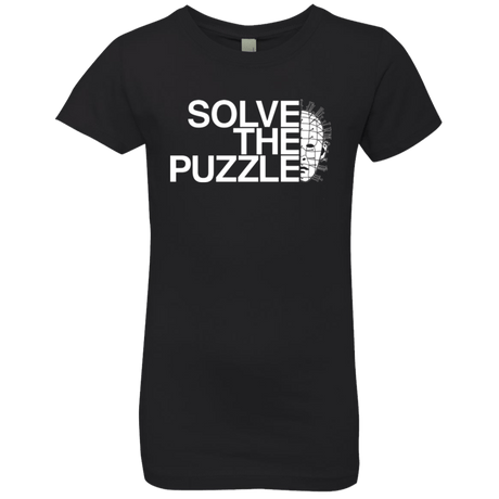 T-Shirts Black / YXS Solve The Puzzle V2 Girls Premium T-Shirt