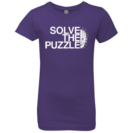 T-Shirts Purple Rush / YXS Solve The Puzzle V2 Girls Premium T-Shirt