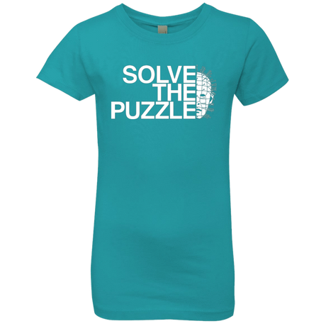 T-Shirts Tahiti Blue / YXS Solve The Puzzle V2 Girls Premium T-Shirt