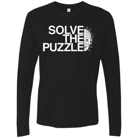 T-Shirts Black / Small Solve The Puzzle V2 Men's Premium Long Sleeve