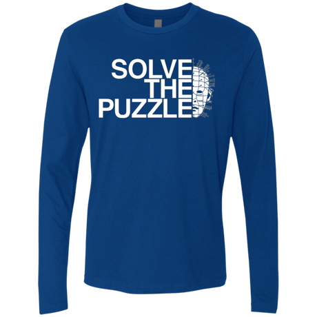 T-Shirts Royal / Small Solve The Puzzle V2 Men's Premium Long Sleeve