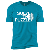 T-Shirts Turquoise / X-Small Solve The Puzzle V2 Men's Premium T-Shirt