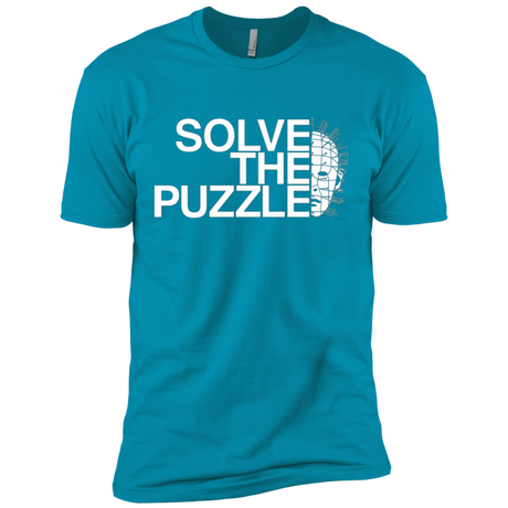 T-Shirts Turquoise / X-Small Solve The Puzzle V2 Men's Premium T-Shirt