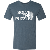 T-Shirts Indigo / Small Solve The Puzzle V2 Men's Triblend T-Shirt