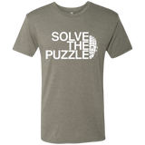 T-Shirts Venetian Grey / Small Solve The Puzzle V2 Men's Triblend T-Shirt