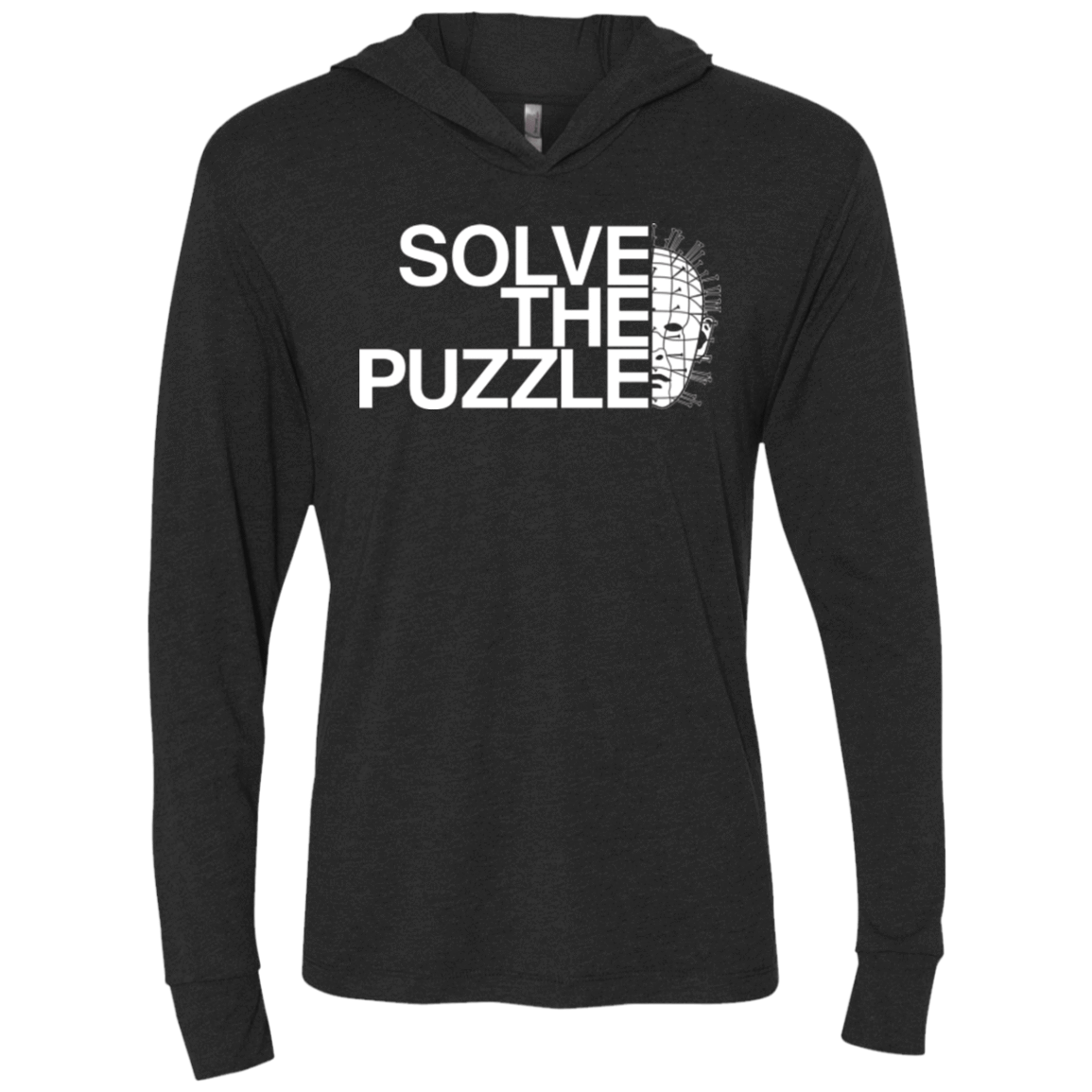 T-Shirts Vintage Black / X-Small Solve The Puzzle V2 Triblend Long Sleeve Hoodie Tee