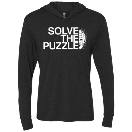 T-Shirts Vintage Black / X-Small Solve The Puzzle V2 Triblend Long Sleeve Hoodie Tee