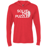 T-Shirts Vintage Red / X-Small Solve The Puzzle V2 Triblend Long Sleeve Hoodie Tee