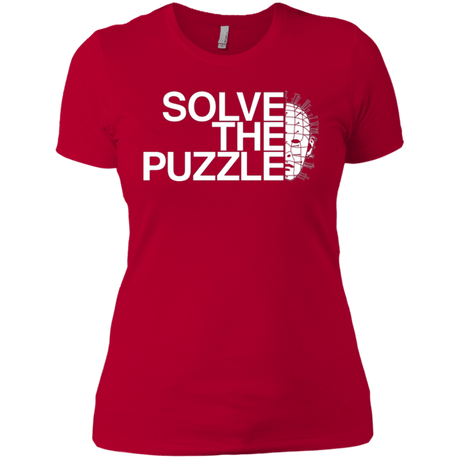 T-Shirts Red / X-Small Solve The Puzzle V2 Women's Premium T-Shirt