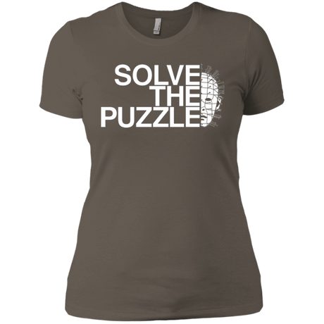 T-Shirts Warm Grey / X-Small Solve The Puzzle V2 Women's Premium T-Shirt