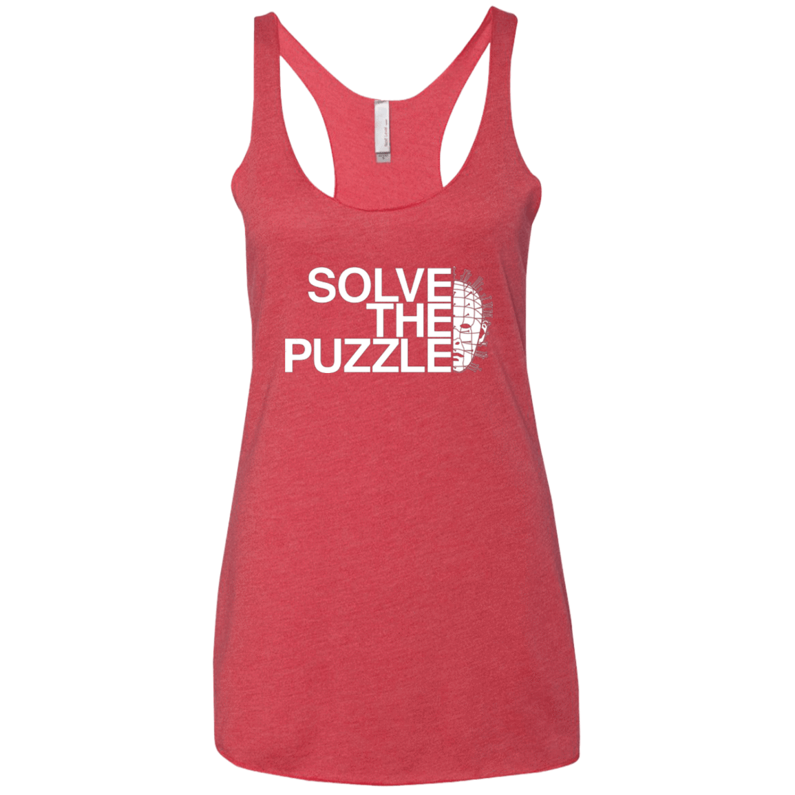 T-Shirts Vintage Red / X-Small Solve The Puzzle V2 Women's Triblend Racerback Tank
