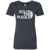 T-Shirts Vintage Navy / Small Solve The Puzzle V2 Women's Triblend T-Shirt