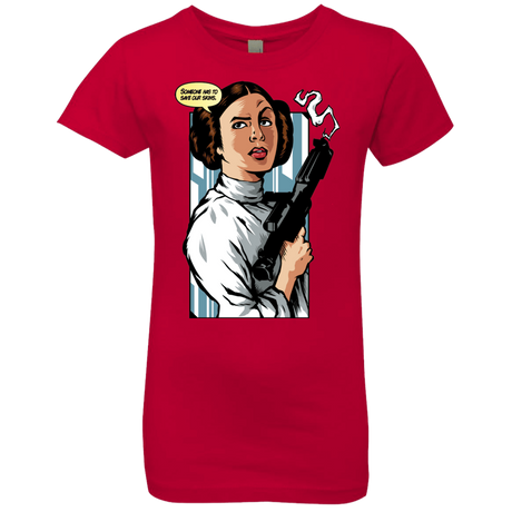 T-Shirts Red / YXS Someone has to save our skins Girls Premium T-Shirt