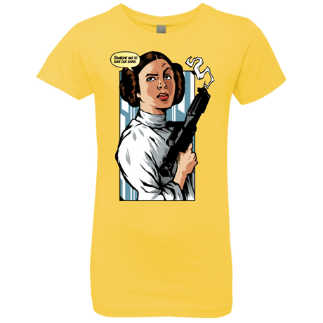 T-Shirts Vibrant Yellow / YXS Someone has to save our skins Girls Premium T-Shirt