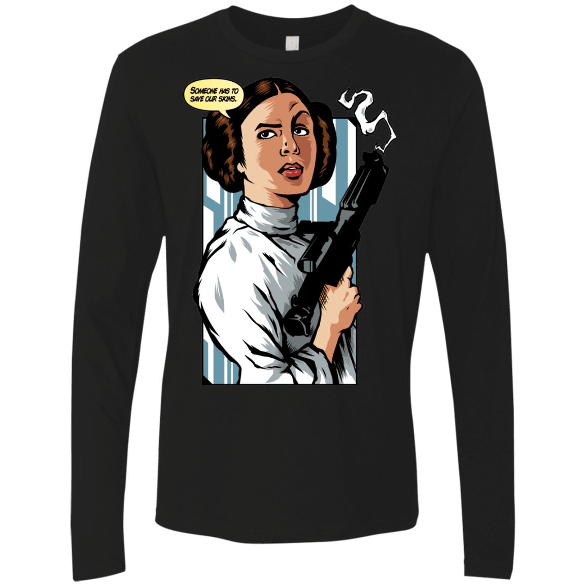 T-Shirts Black / Small Someone has to save our skins Men's Premium Long Sleeve