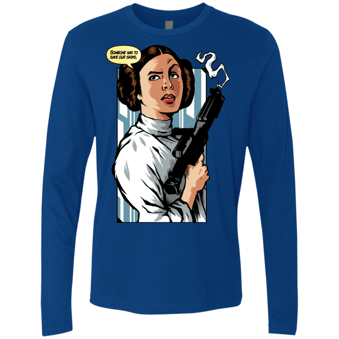 T-Shirts Royal / Small Someone has to save our skins Men's Premium Long Sleeve