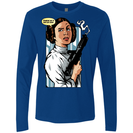 T-Shirts Royal / Small Someone has to save our skins Men's Premium Long Sleeve
