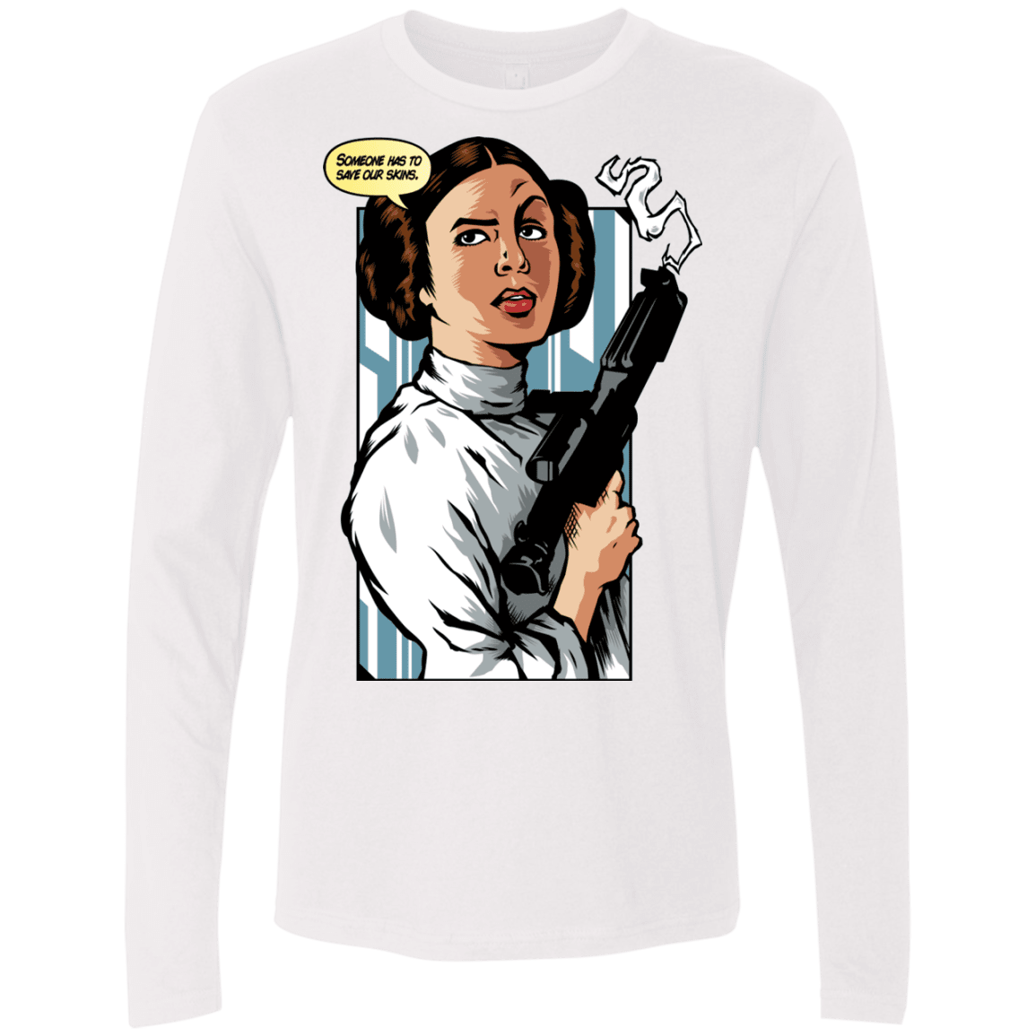 T-Shirts White / Small Someone has to save our skins Men's Premium Long Sleeve