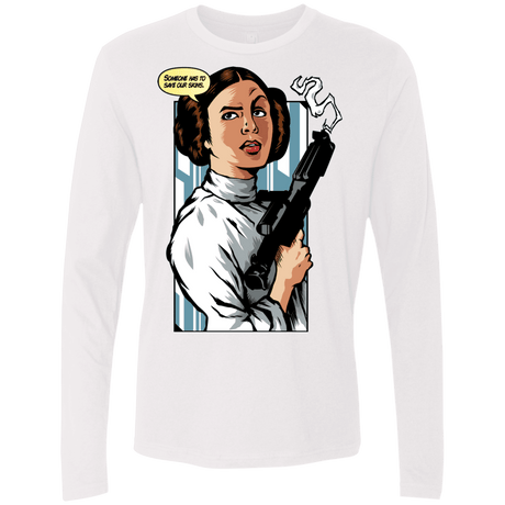 T-Shirts White / Small Someone has to save our skins Men's Premium Long Sleeve