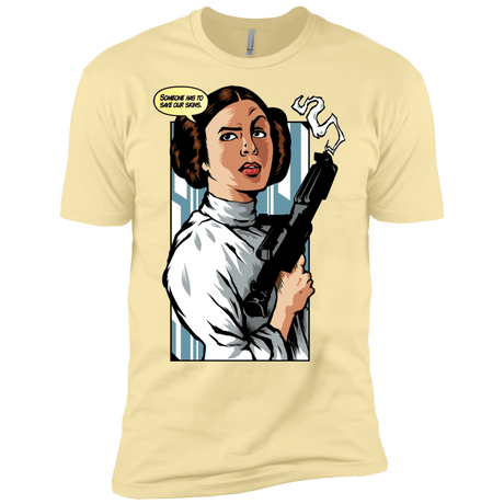 T-Shirts Banana Cream / X-Small Someone has to save our skins Men's Premium T-Shirt