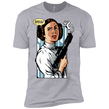 T-Shirts Heather Grey / X-Small Someone has to save our skins Men's Premium T-Shirt