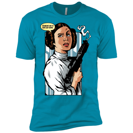 T-Shirts Turquoise / X-Small Someone has to save our skins Men's Premium T-Shirt