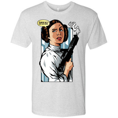 T-Shirts Heather White / Small Someone has to save our skins Men's Triblend T-Shirt