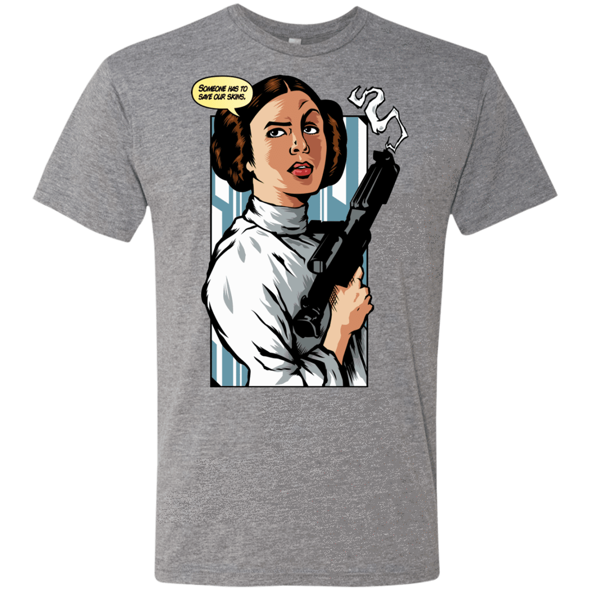 T-Shirts Premium Heather / Small Someone has to save our skins Men's Triblend T-Shirt