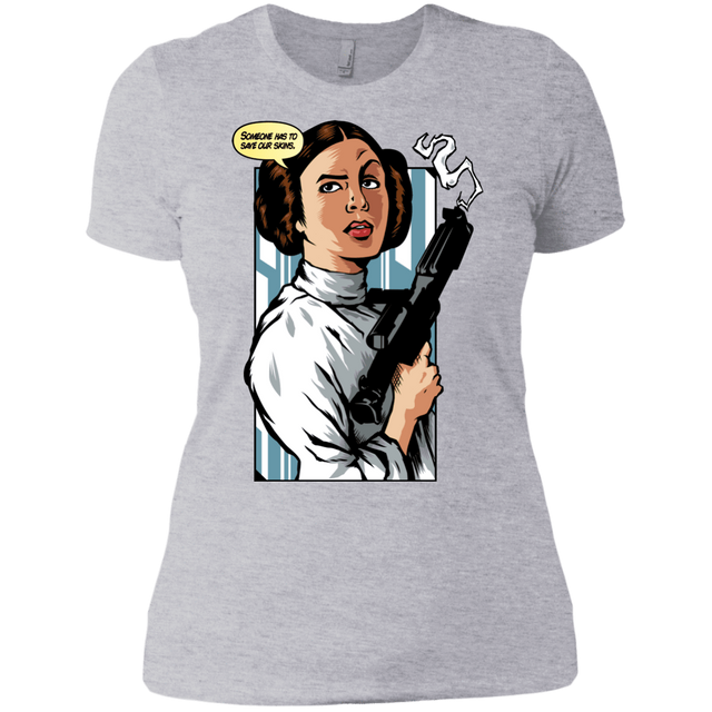 T-Shirts Heather Grey / X-Small Someone has to save our skins Women's Premium T-Shirt