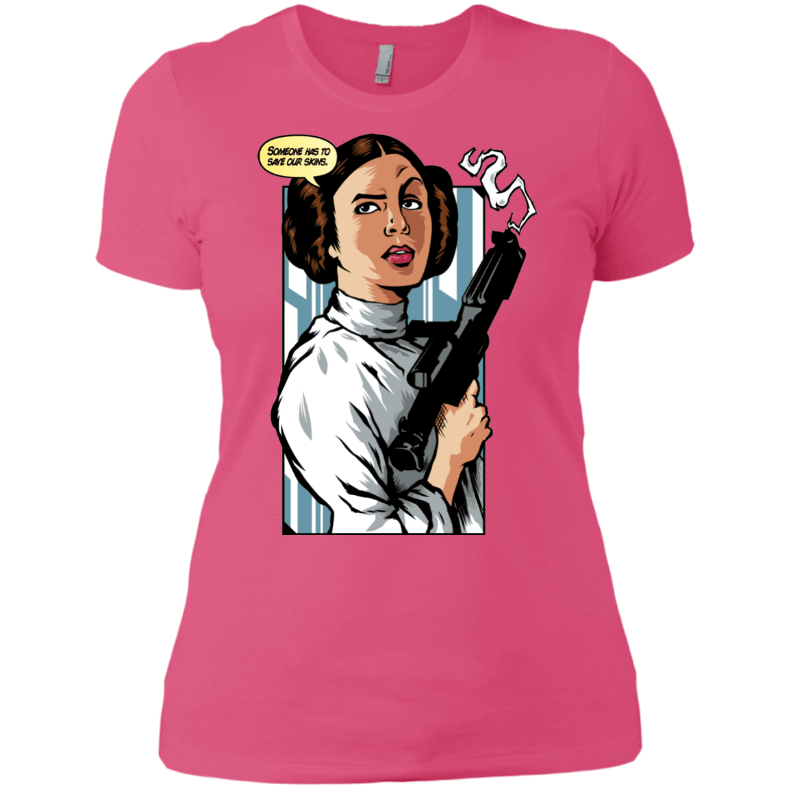 T-Shirts Hot Pink / X-Small Someone has to save our skins Women's Premium T-Shirt