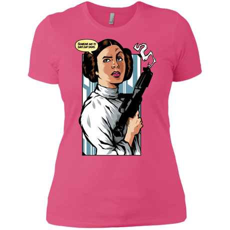 T-Shirts Hot Pink / X-Small Someone has to save our skins Women's Premium T-Shirt