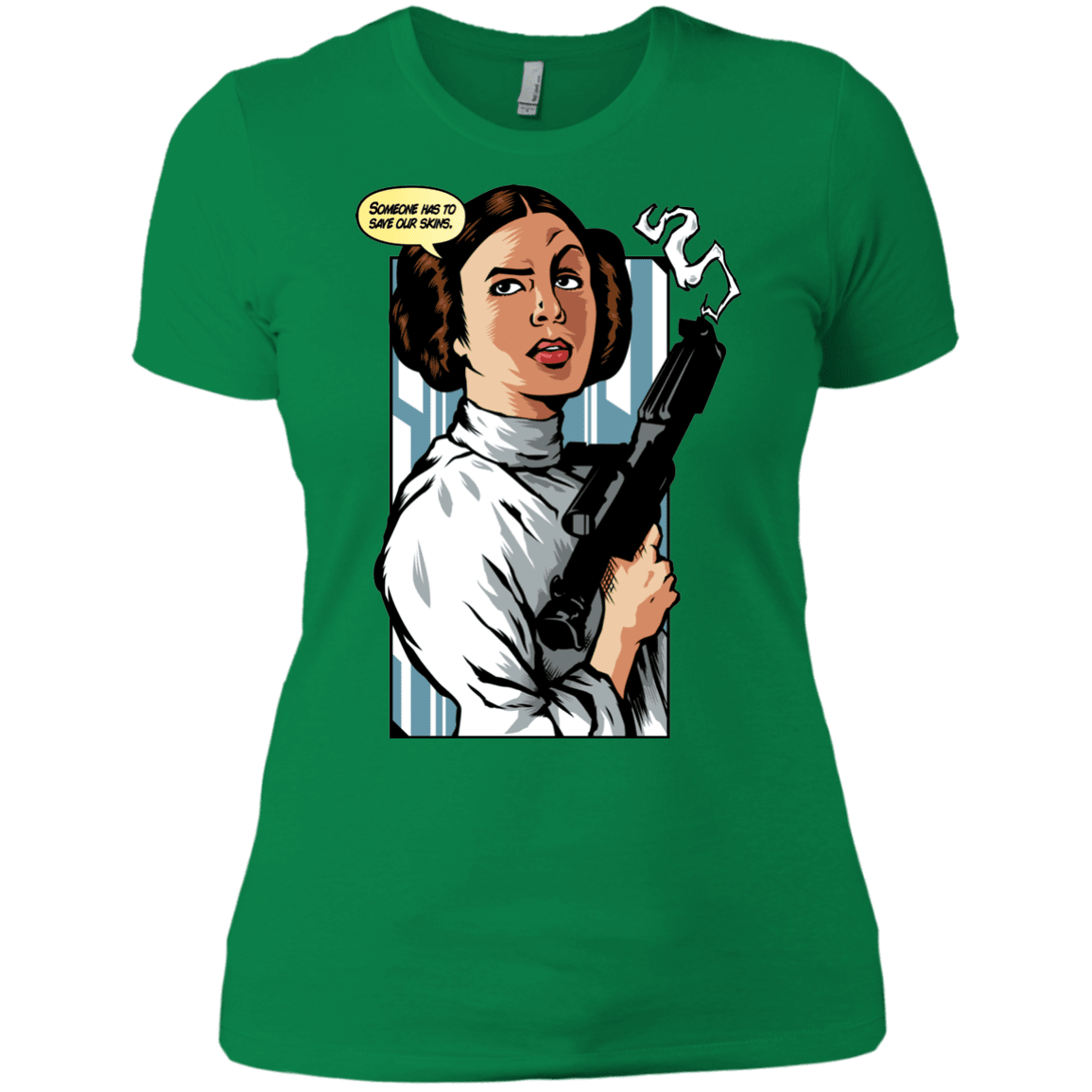 T-Shirts Kelly Green / X-Small Someone has to save our skins Women's Premium T-Shirt