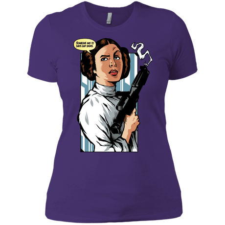 T-Shirts Purple / X-Small Someone has to save our skins Women's Premium T-Shirt