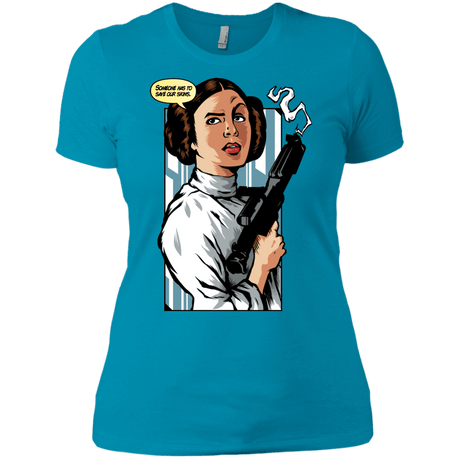 T-Shirts Turquoise / X-Small Someone has to save our skins Women's Premium T-Shirt