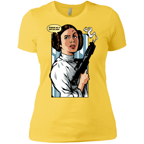 T-Shirts Vibrant Yellow / X-Small Someone has to save our skins Women's Premium T-Shirt