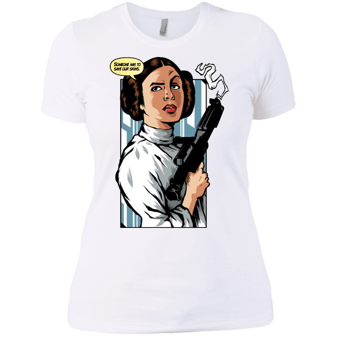 T-Shirts White / X-Small Someone has to save our skins Women's Premium T-Shirt